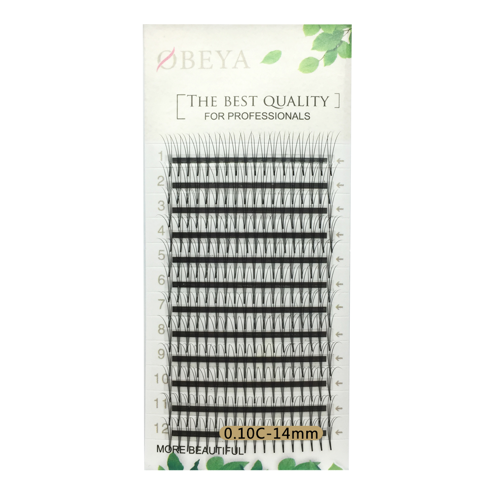 Best Wholesaler Supply High-quality Premade fans Eyelash Extension made of Korea PBT Fiber YY38